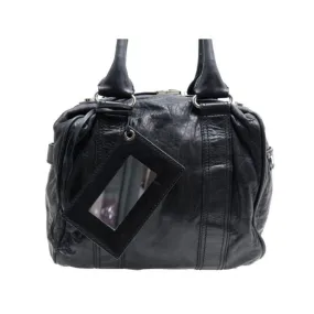 BALENCIAGA SACS A MAIN black boxy - 168035 porté main