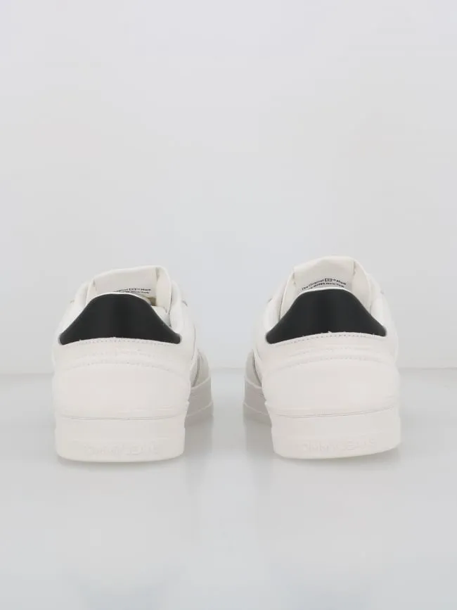 Baskets en cuir retro blanc homme - Tommy Jeans | wimod