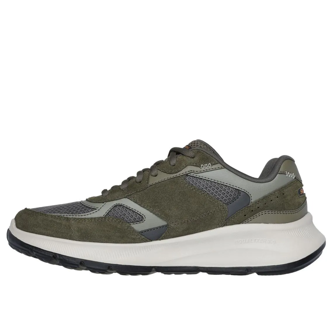 Baskets homme EQUALIZER 5.0 - RONDOR olive en cuir | 3 Suisses