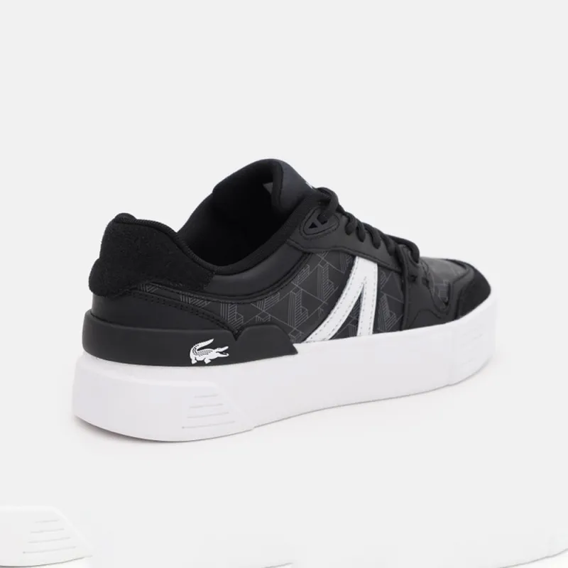 BASKETS LACOSTE L002 EVO 124 3 NOIRES ET BLANCHES