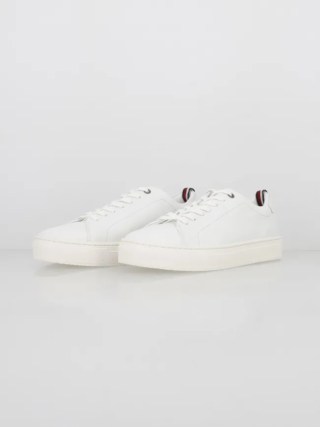 Baskets premium cupsole blanc homme - Tommy Hilfiger | wimod