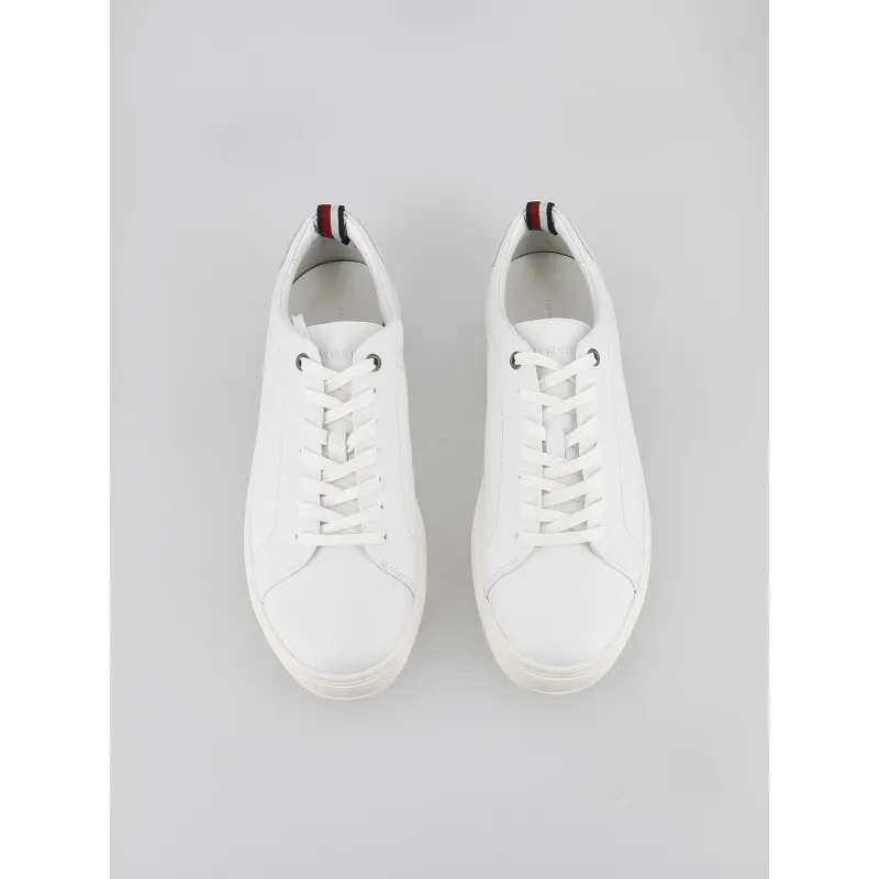 Baskets premium cupsole blanc homme - Tommy Hilfiger | wimod