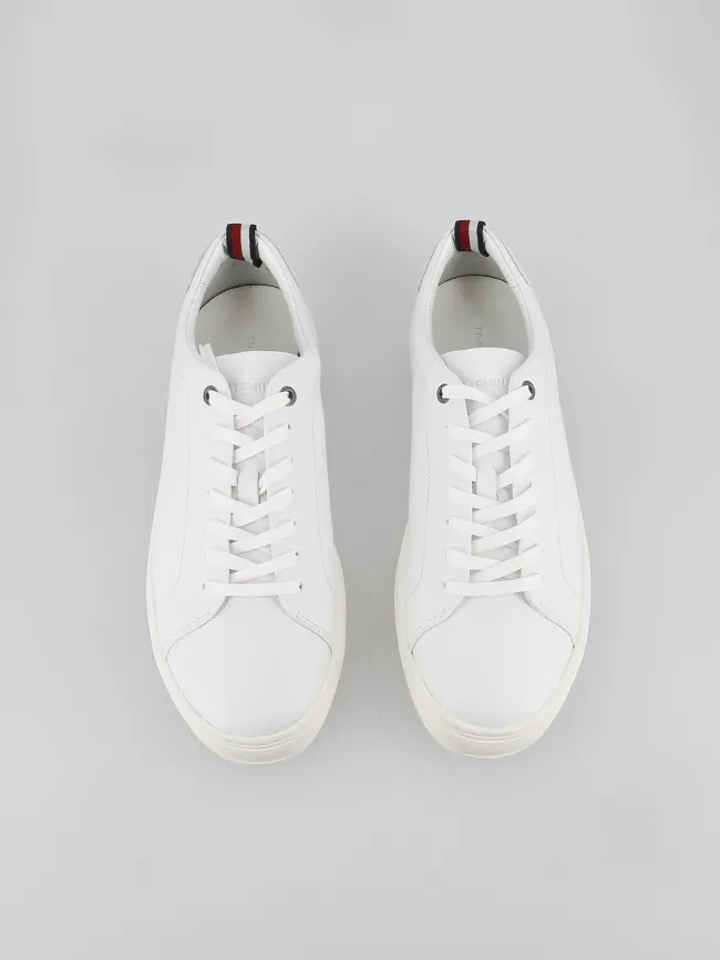 Baskets premium cupsole blanc homme - Tommy Hilfiger | wimod