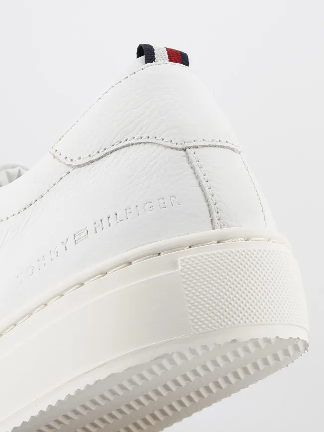 Baskets premium cupsole blanc homme - Tommy Hilfiger | wimod