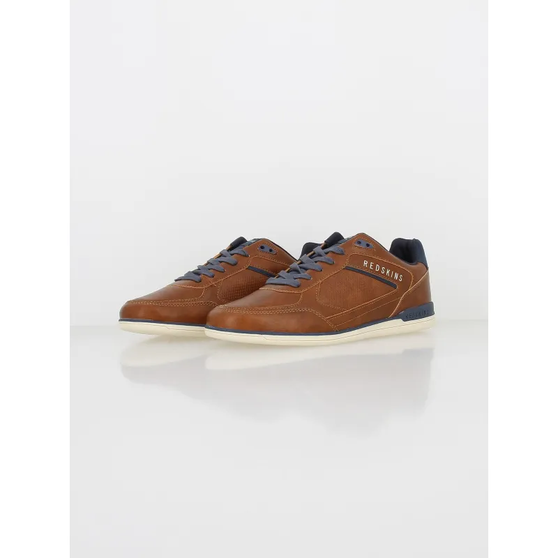 Baskets simili-cuir loisir aurore marron homme - Redskins | wimod