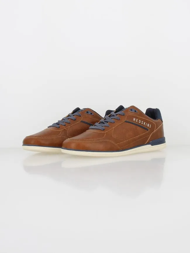 Baskets simili-cuir loisir aurore marron homme - Redskins | wimod