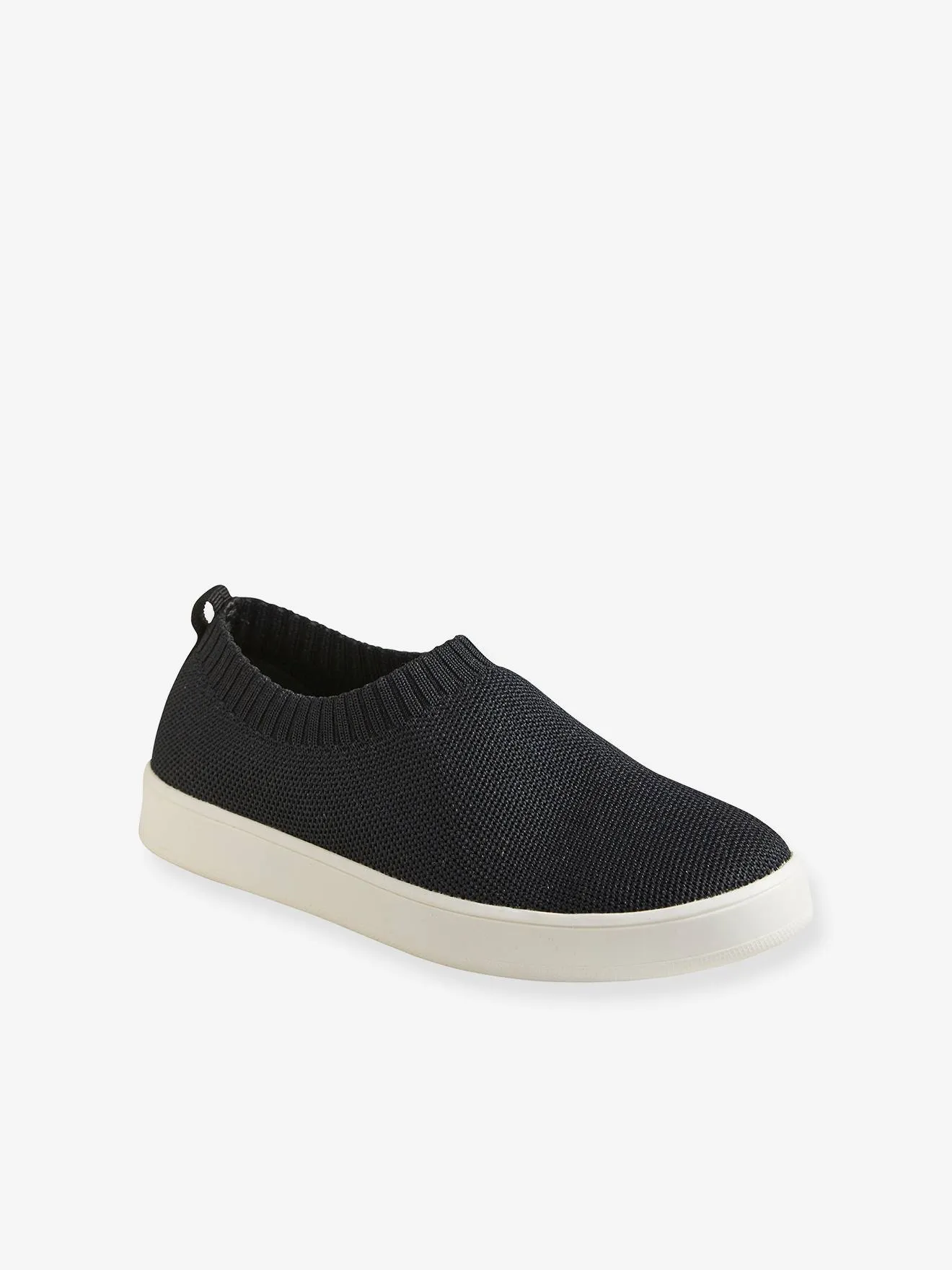 Baskets slip-on fille éco-responsables noir - Vertbaudet