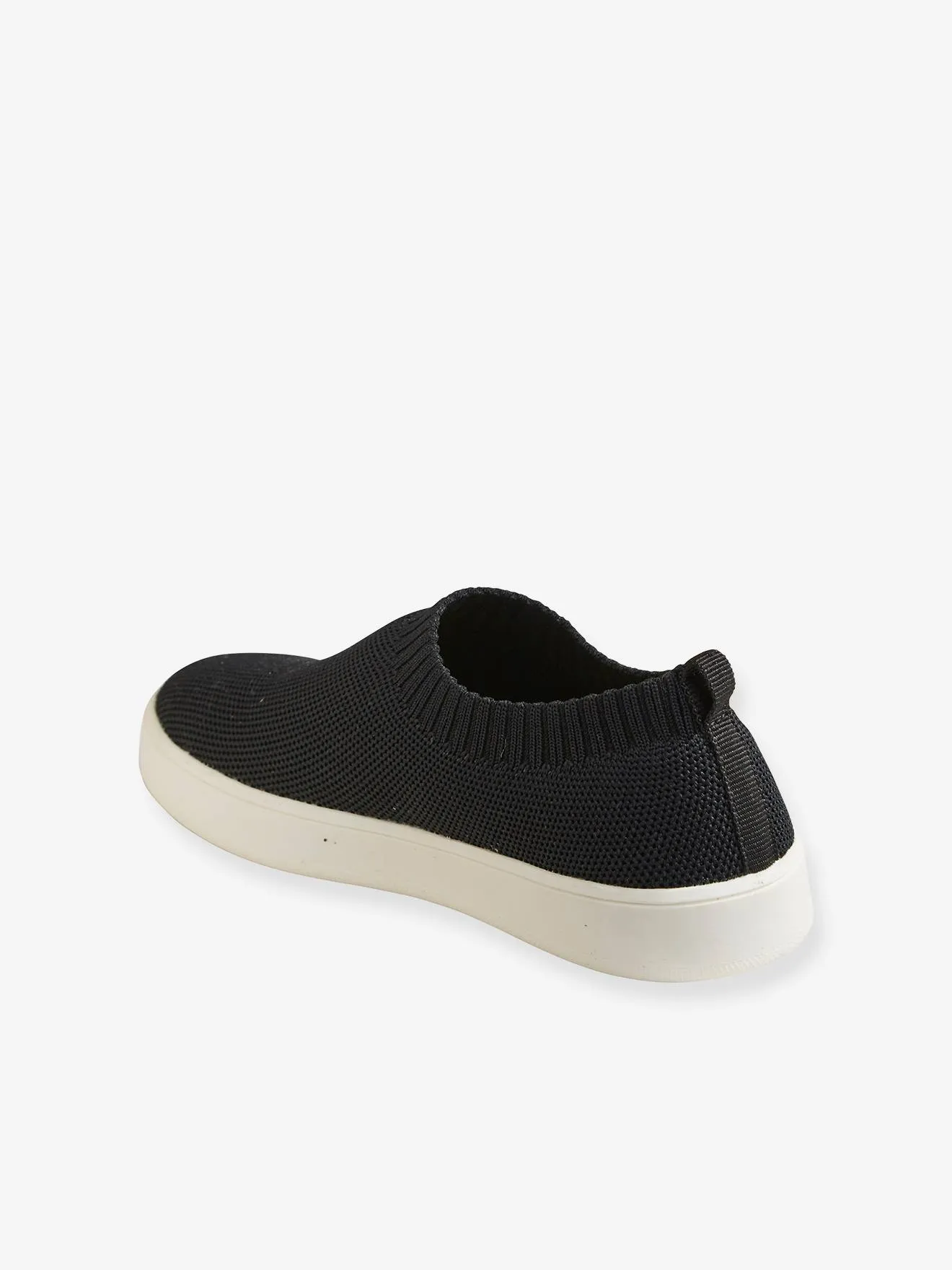 Baskets slip-on fille éco-responsables noir - Vertbaudet