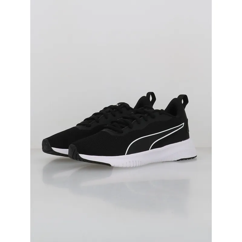 Baskets à scratch flyer flex ps noir blanc enfant - Puma | wimod