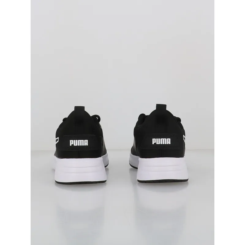 Baskets à scratch flyer flex ps noir blanc enfant - Puma | wimod