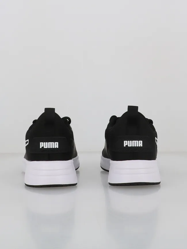 Baskets à scratch flyer flex ps noir blanc enfant - Puma | wimod