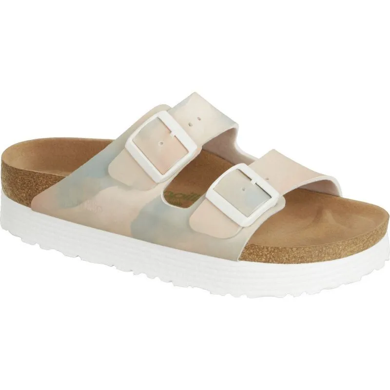 Birkenstock Arizona Platform Vegan Birko-Flor - Sandales femme | Hardloop