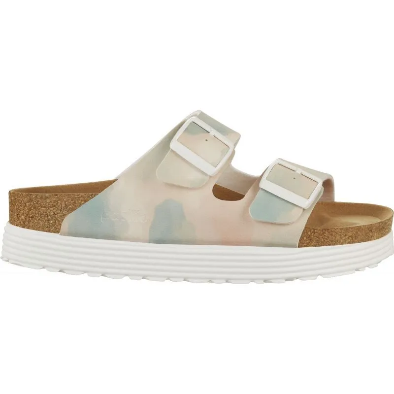 Birkenstock Arizona Platform Vegan Birko-Flor - Sandales femme | Hardloop