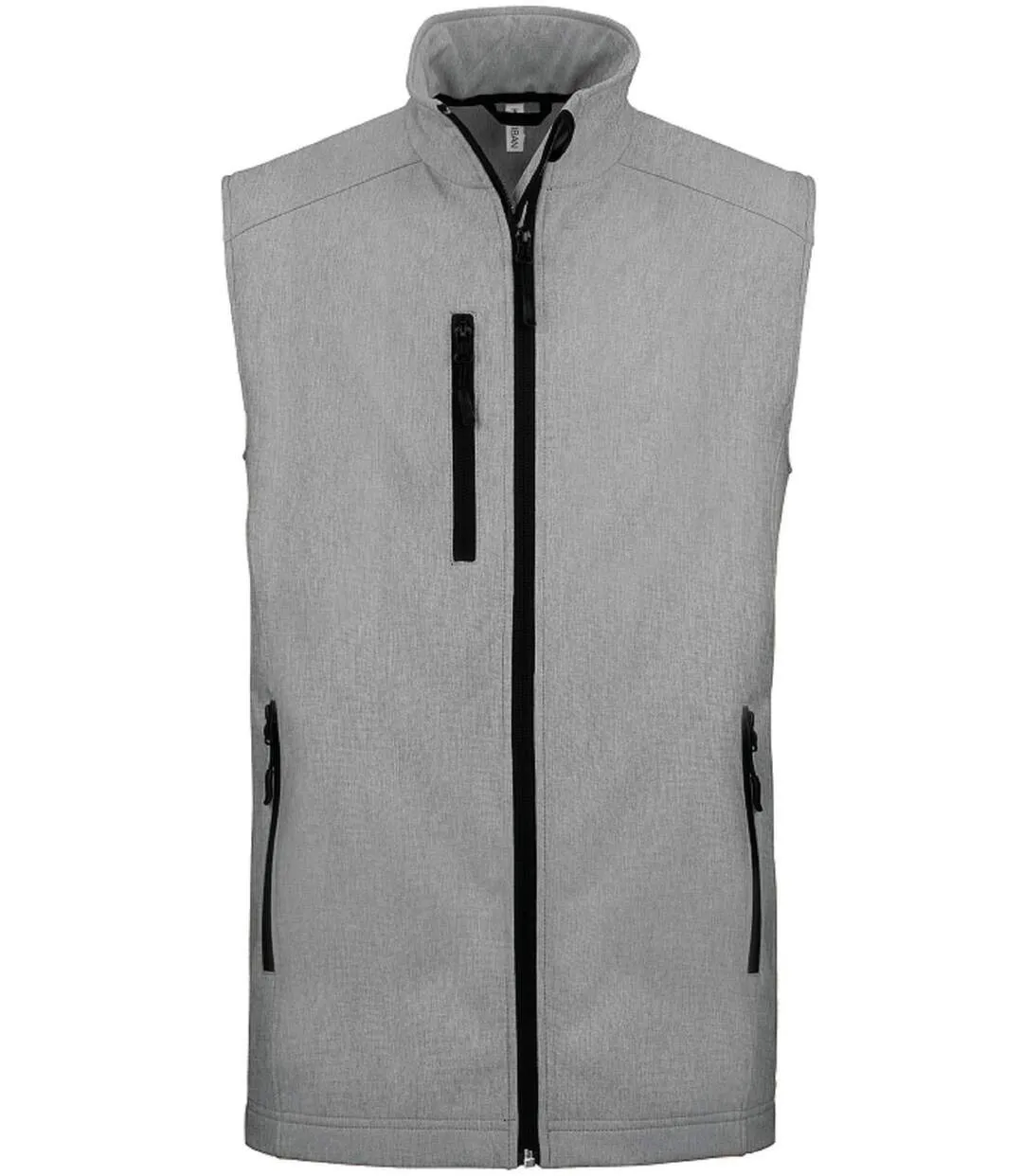 Bodywarmer softshell - gilet sans manches - K403 - gris merle - Homme