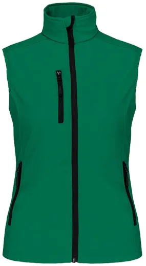 Bodywarmer softshell - gilet sans manches - K404 - vert kelly - Femme 