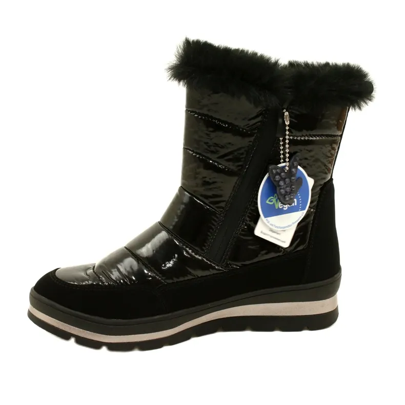 Bottes de neige imperméables Caprice 9-26433-41 019 Noir le noir