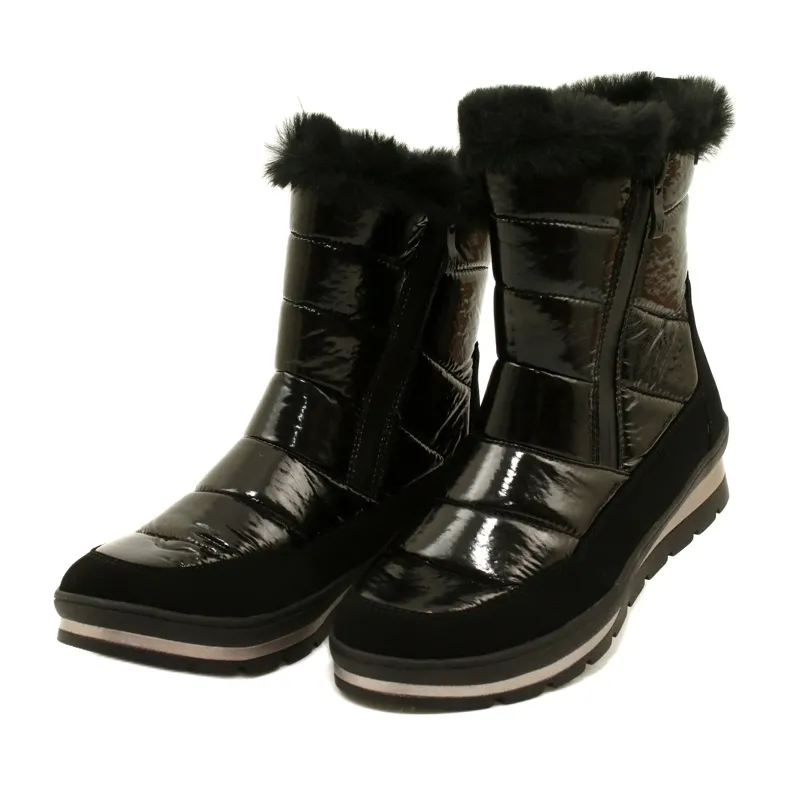 Bottes de neige imperméables Caprice 9-26433-41 019 Noir le noir