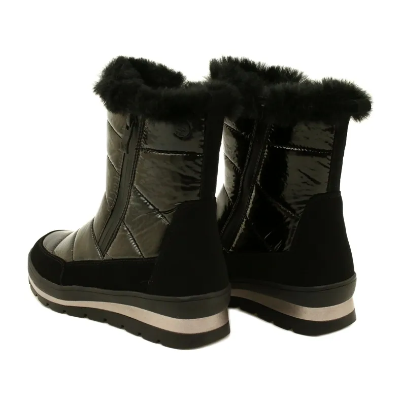 Bottes de neige imperméables Caprice 9-26433-41 019 Noir le noir