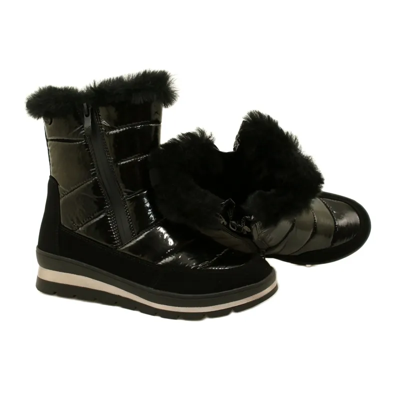 Bottes de neige imperméables Caprice 9-26433-41 019 Noir le noir