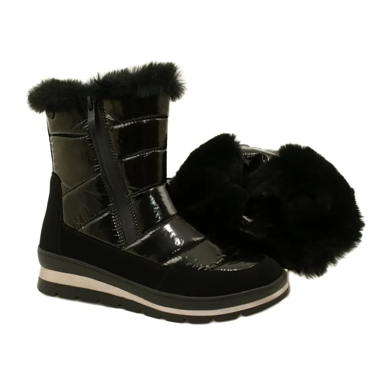 Bottes de neige imperméables Caprice 9-26433-41 019 Noir le noir