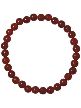 Bracelet Adulte - Cornaline - Rouge