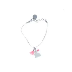 Bracelet lapin d'amour Litchi - Le petit Souk