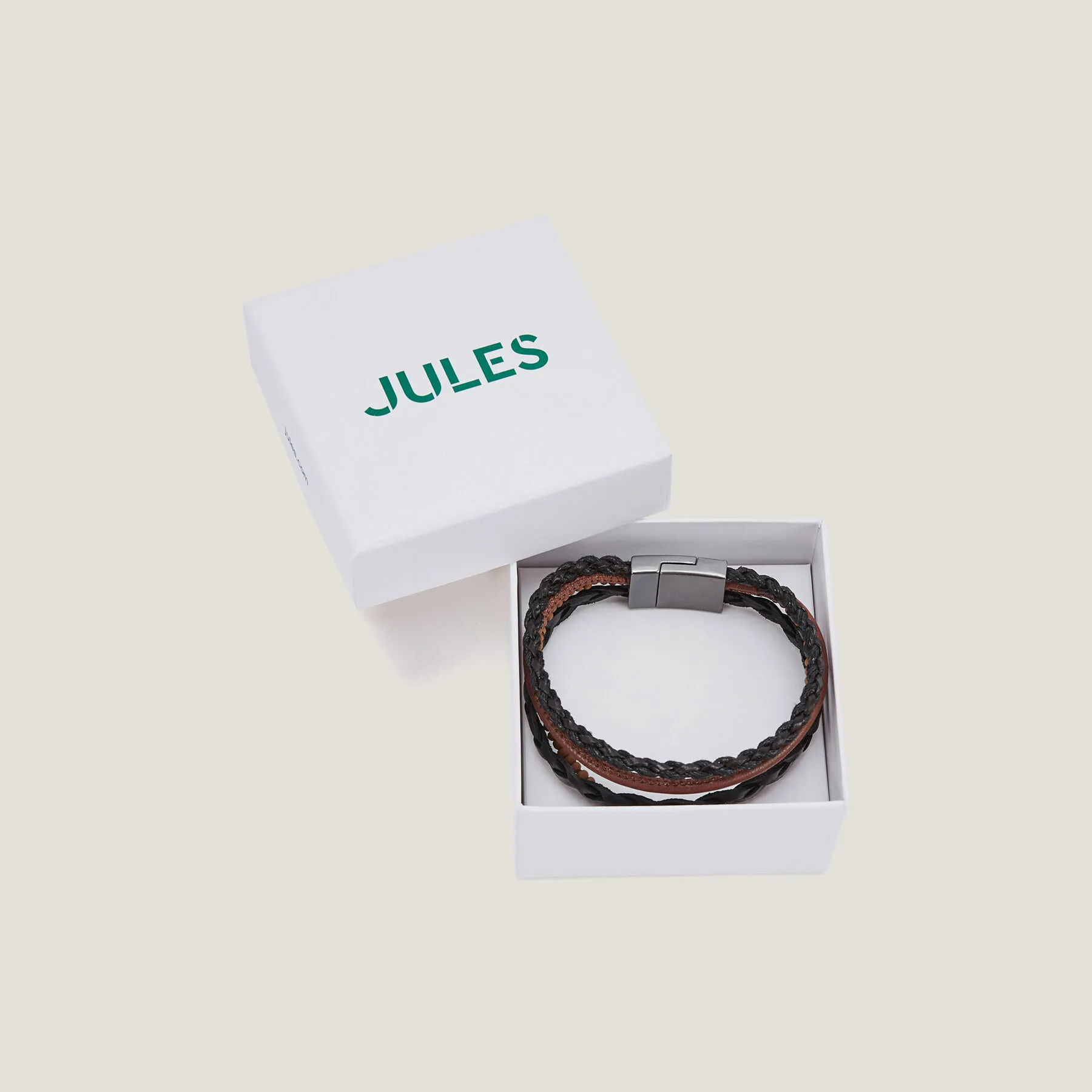 Bracelet multi cordons Noir | Jules