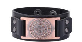 Bracelet Viking VEGVISIR Black copper