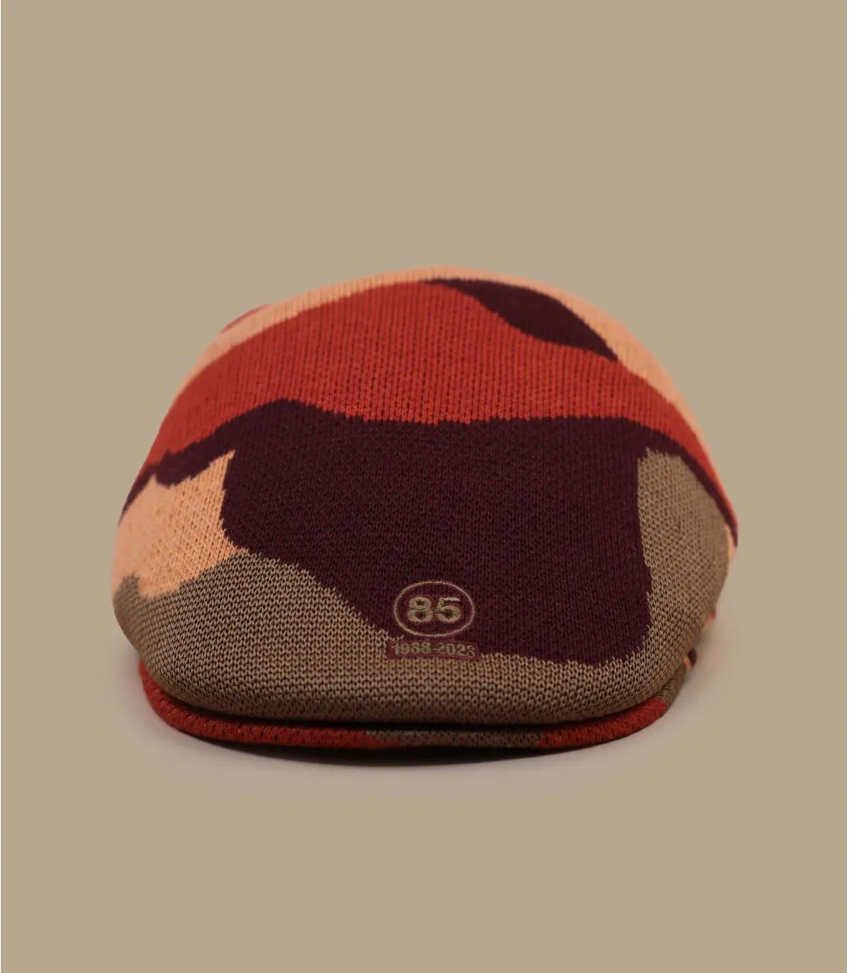 béret casquette rouge - 507 Joyful Collage cranberry mix Kangol : Headict