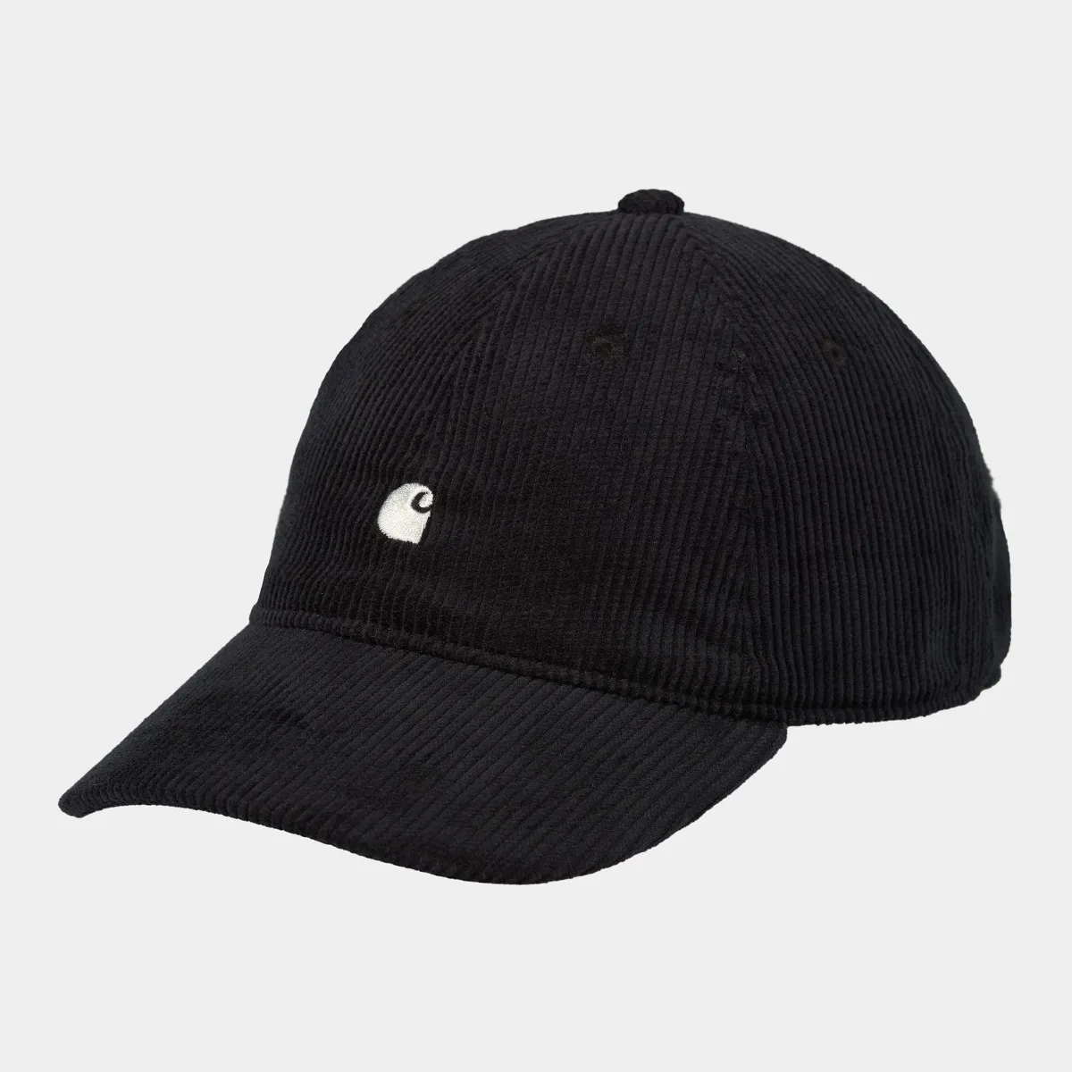 Carhartt WIP - Casquette noire en velours côtelé