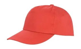 Casquette 5 panneaux adulte - RC080X - rouge 