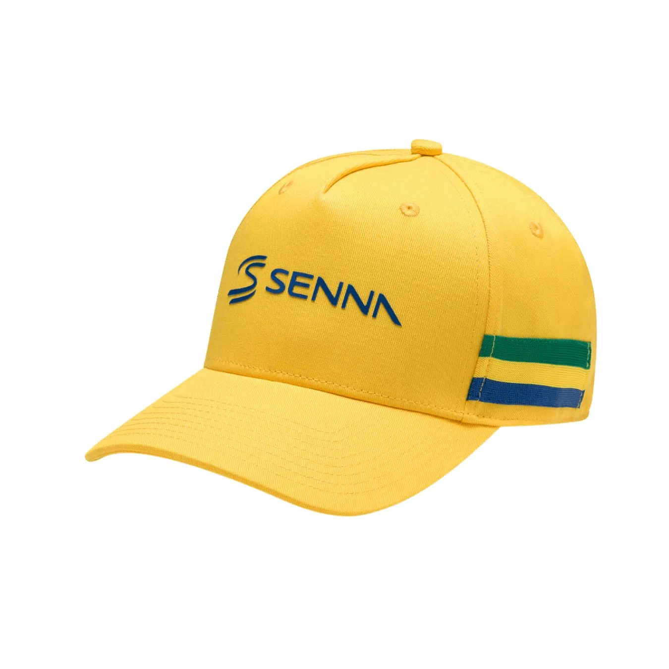 Casquette AYRTON SENNA Stripe Jaune SEN24_CAS_STJ