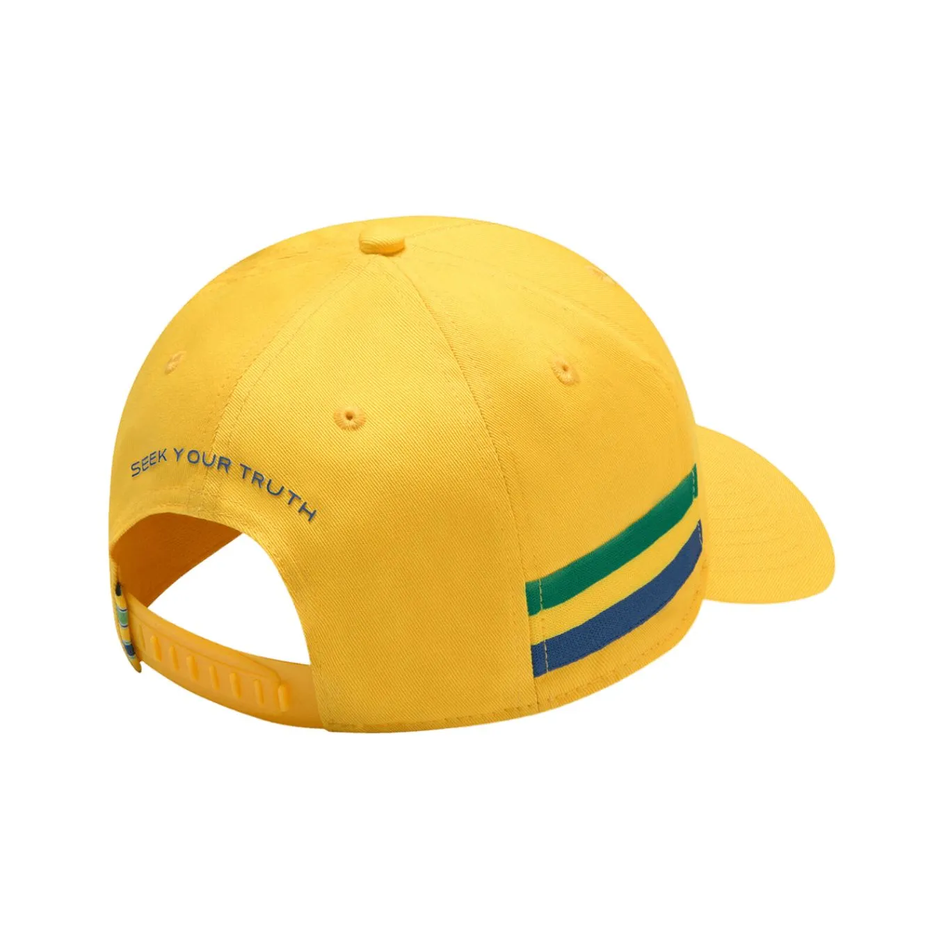 Casquette AYRTON SENNA Stripe Jaune SEN24_CAS_STJ