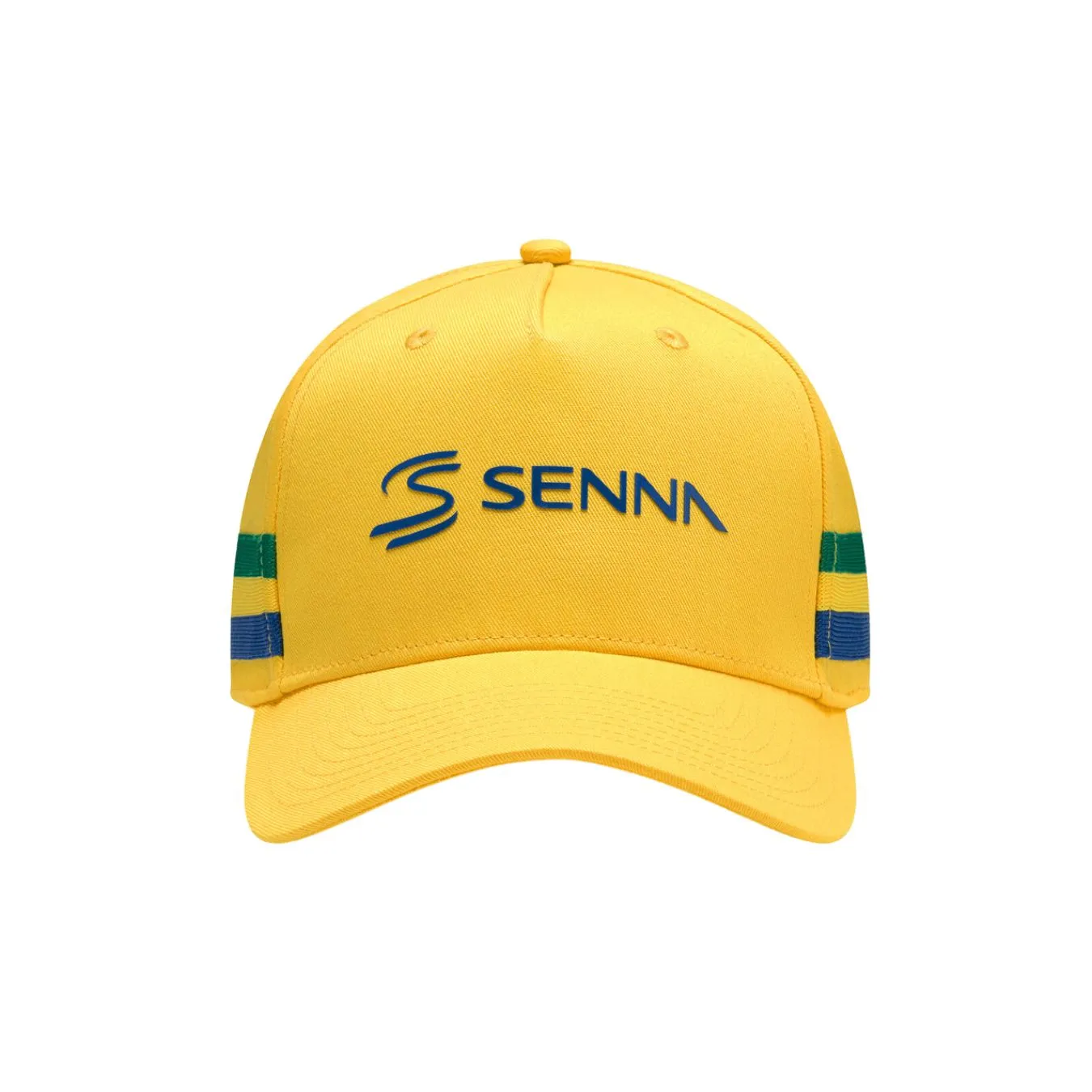 Casquette AYRTON SENNA Stripe Jaune SEN24_CAS_STJ