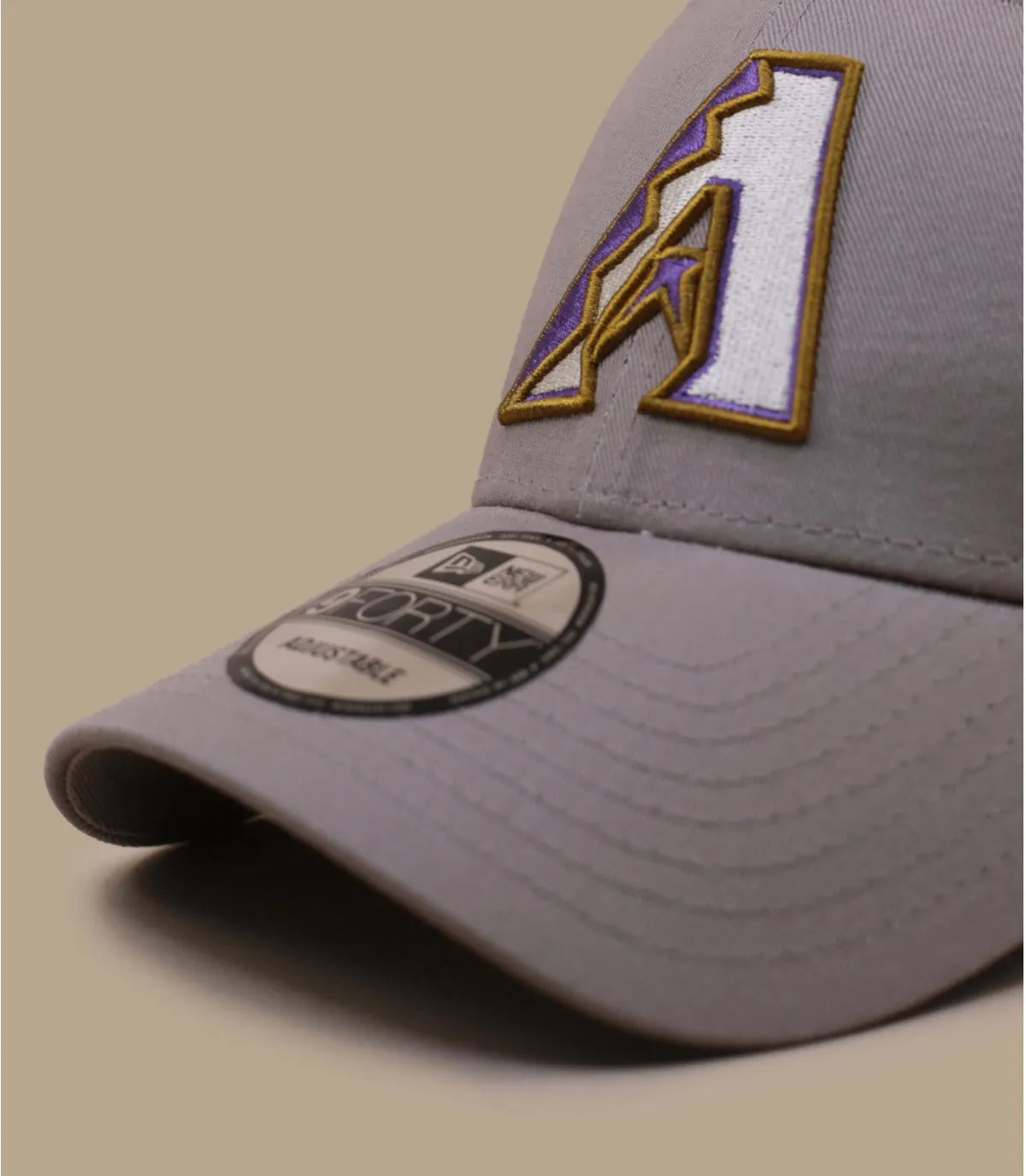 casquette baseball arizona diamondbacks beige - Casquette Cooperstown Diamondbacks Neutral Patch 9Forty ash brown New Era : Head