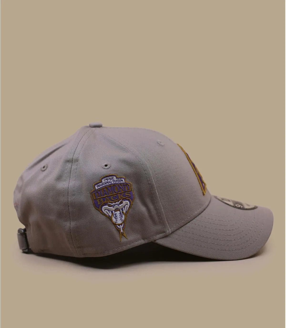 casquette baseball arizona diamondbacks beige - Casquette Cooperstown Diamondbacks Neutral Patch 9Forty ash brown New Era : Head