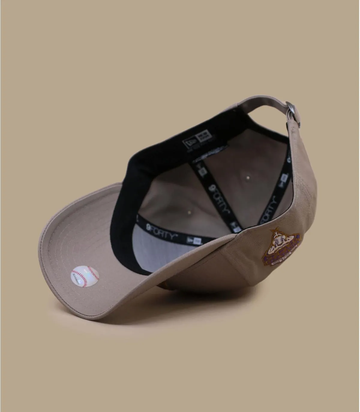 casquette baseball arizona diamondbacks beige - Casquette Cooperstown Diamondbacks Neutral Patch 9Forty ash brown New Era : Head