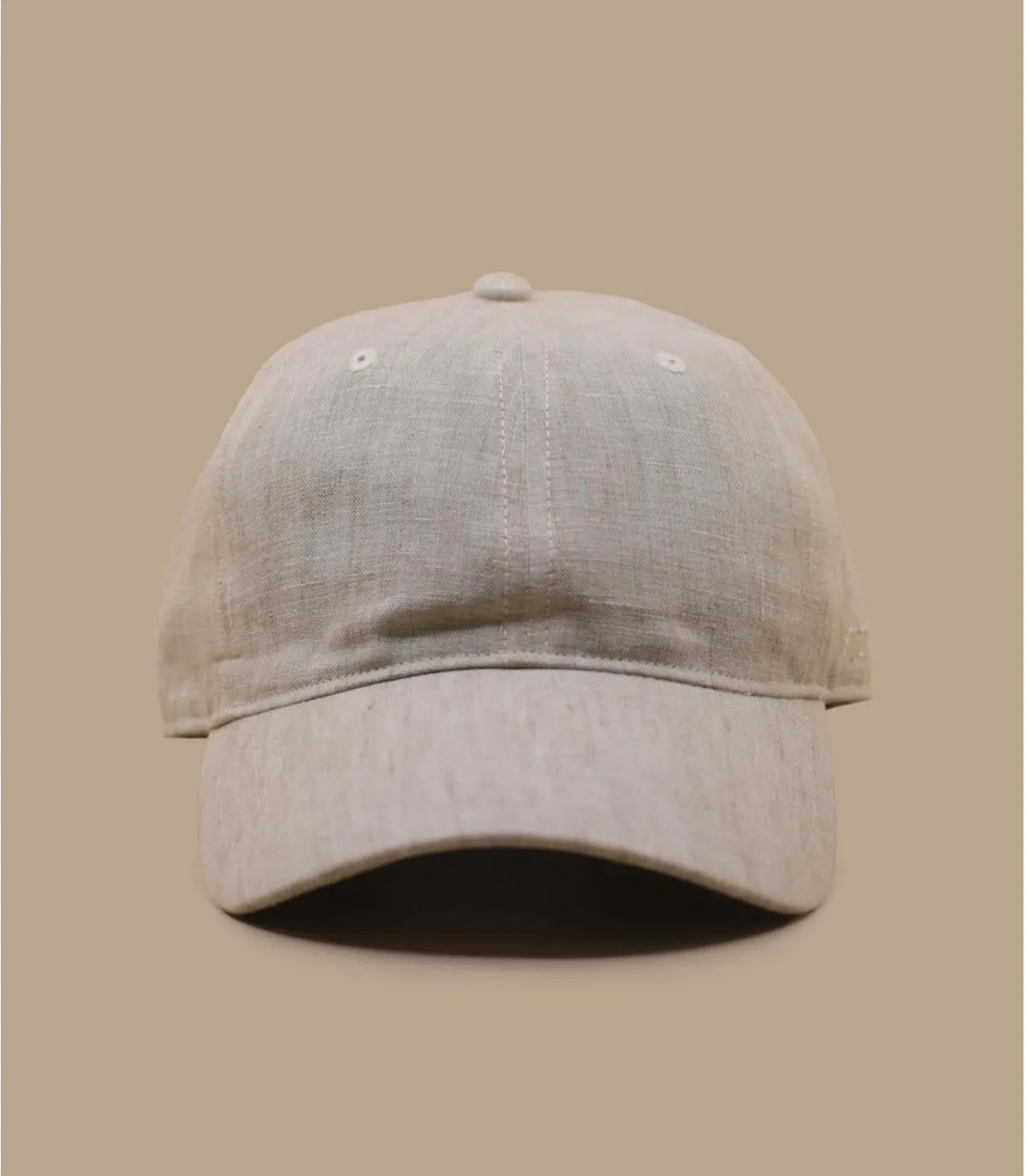  - Casquette Baseball Cap Linen beige Stetson : Headict