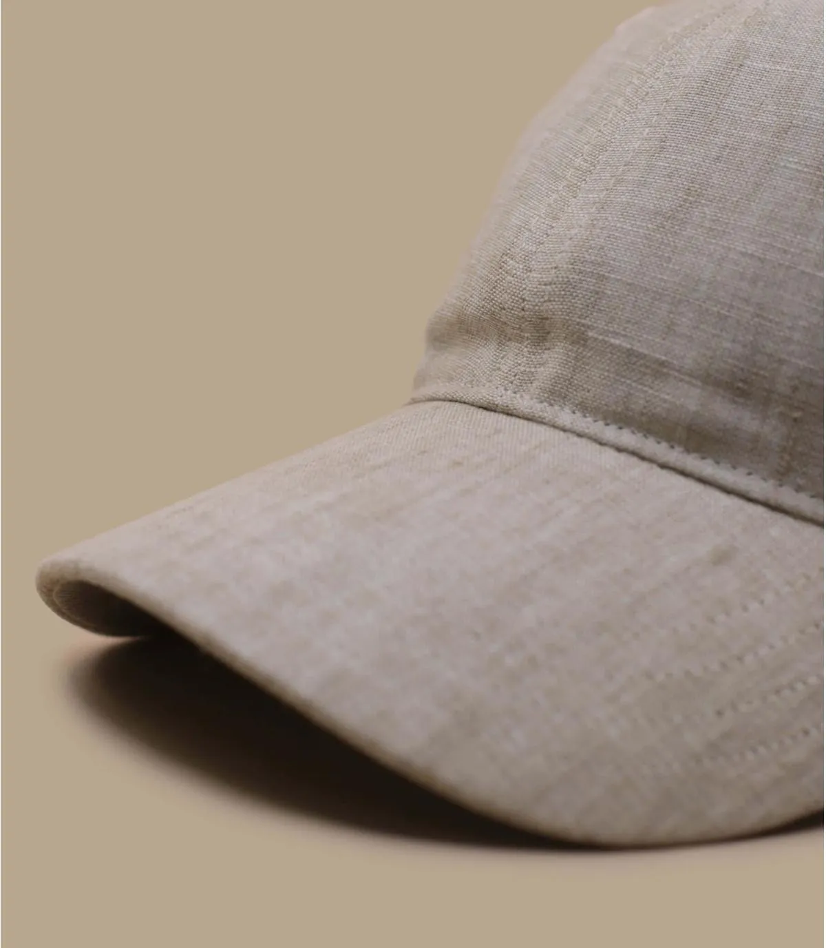  - Casquette Baseball Cap Linen beige Stetson : Headict