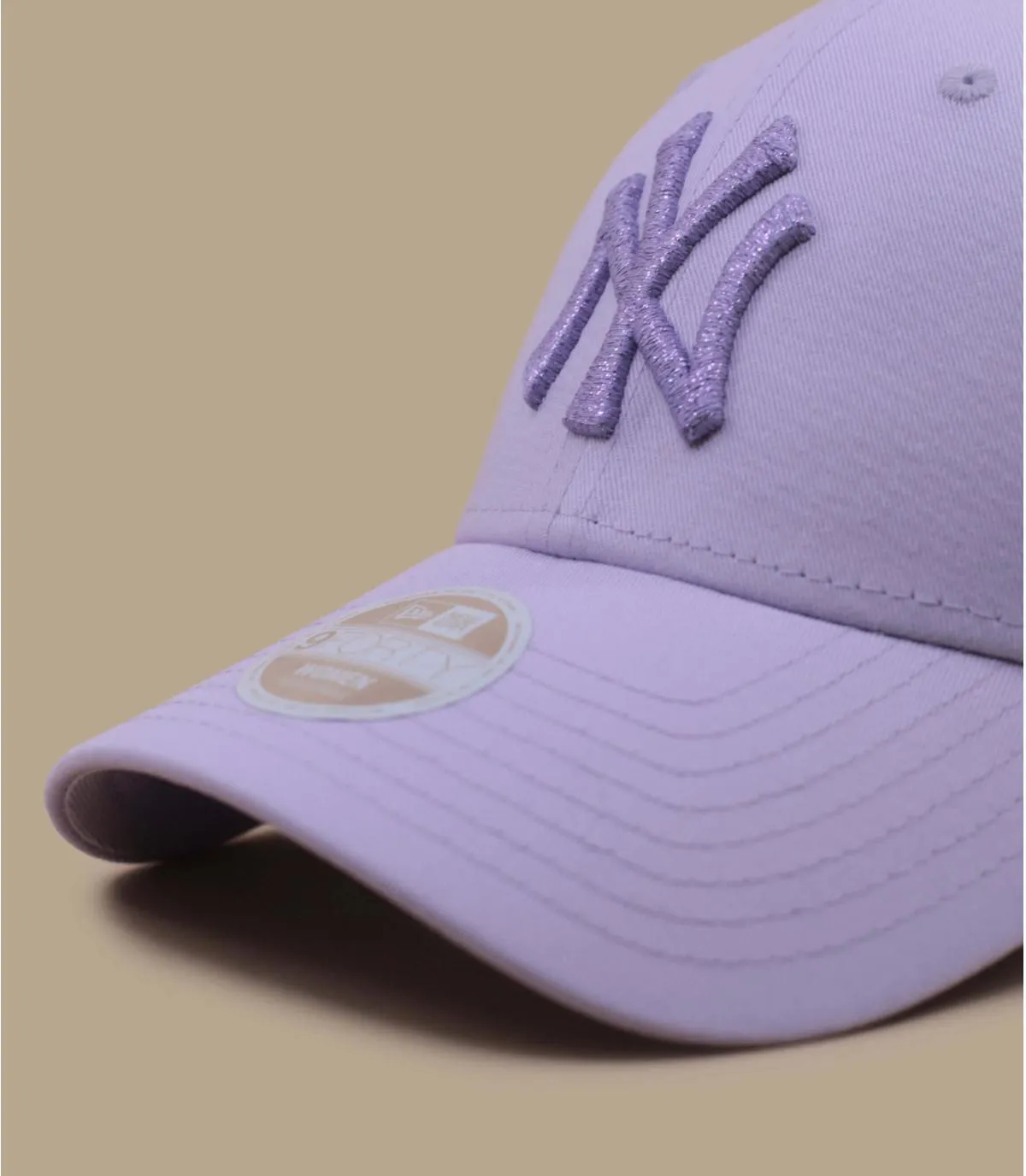 Casquette baseball femme NY violet - Casquette Wmn Mettalic Logo 9Forty NY purple New Era : Headict