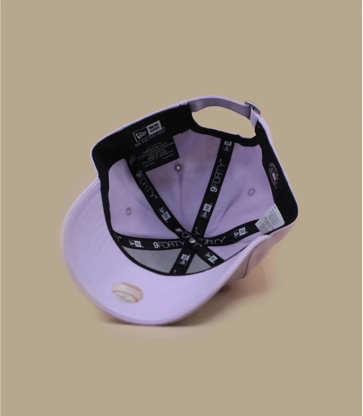 Casquette baseball femme NY violet - Casquette Wmn Mettalic Logo 9Forty NY purple New Era : Headict