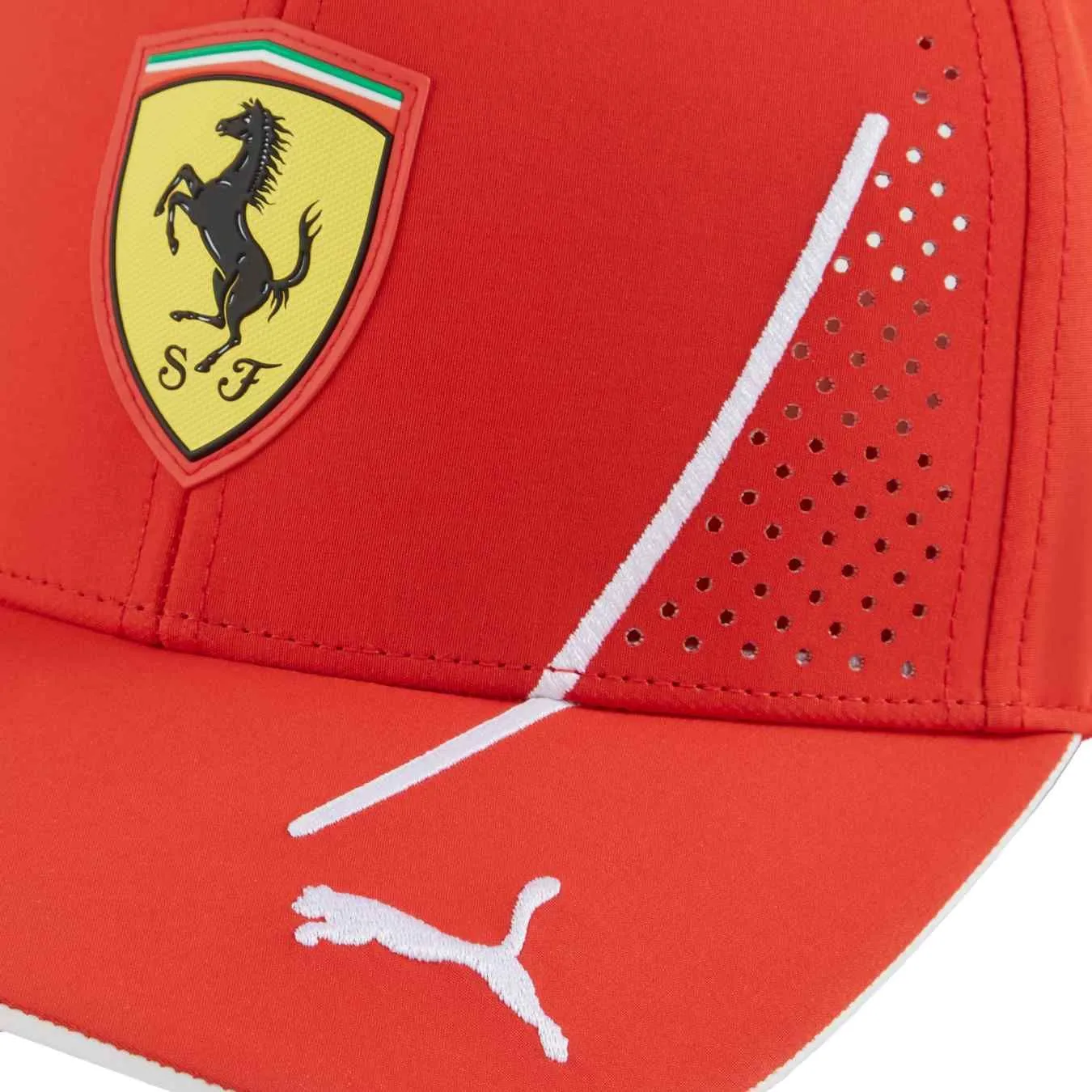 Casquette FERRARI F1 Charles Leclerc Rouge FER24_CAS_LEC