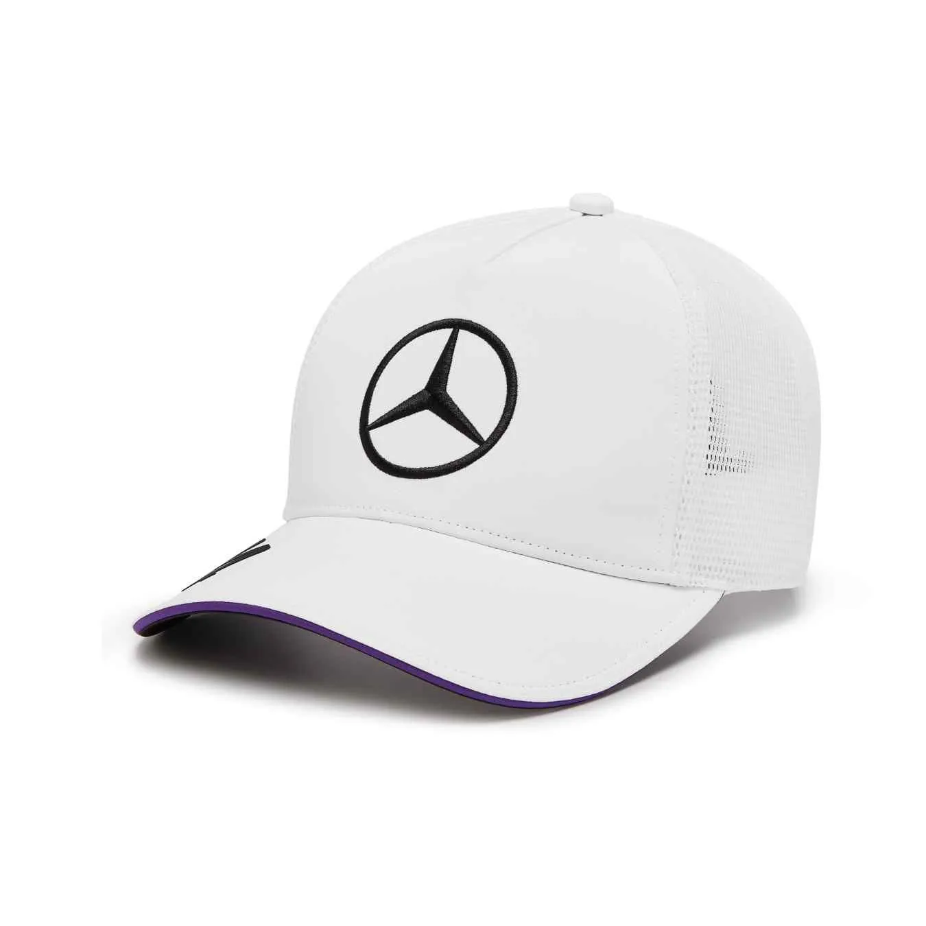 Casquette MERCEDES AMG Trucker Blanche Lewis Hamilton MGP24_CAS_LHB