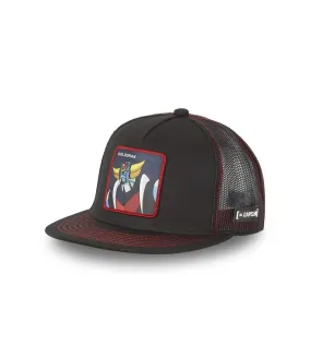 Casquette snapback  visière plate avec filet Goldorak Capslab