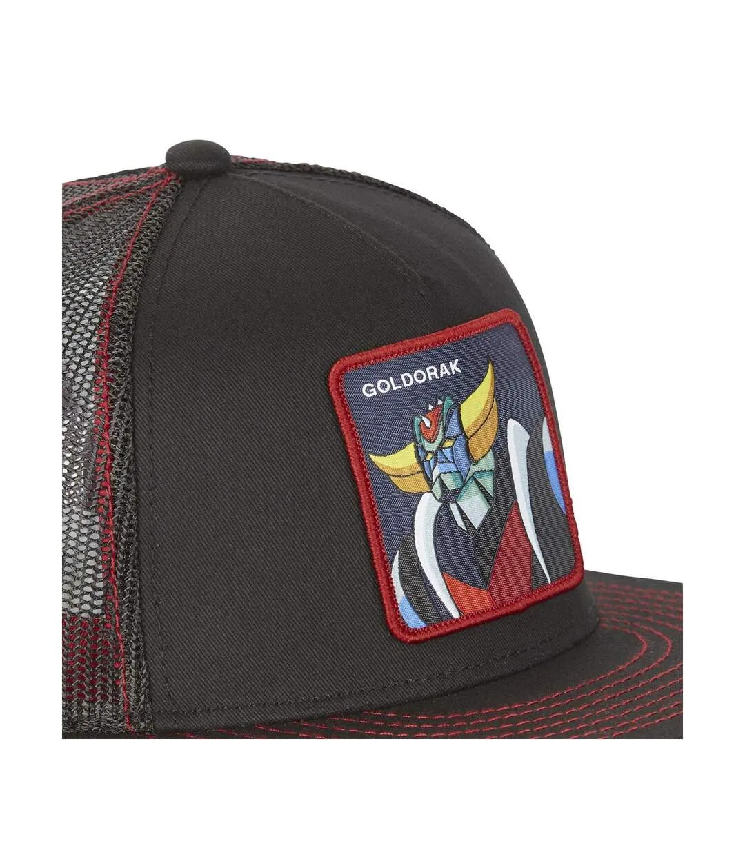 Casquette snapback  visière plate avec filet Goldorak Capslab