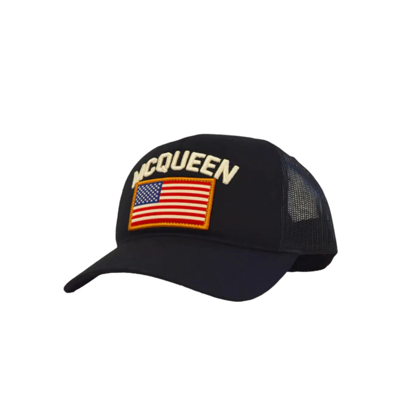 Casquette STEVE MCQUEEN Hero Seven Printemps Drapeau USA Noire