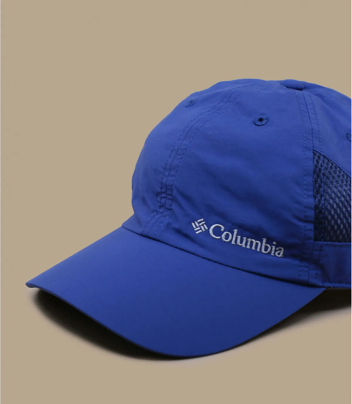 casquette technique bleu - Tech Shade carbon Columbia : Headict