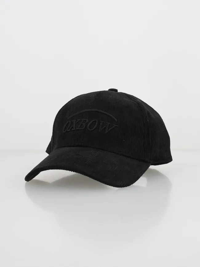 Casquette velours brodée evazi noir - Oxbow | wimod