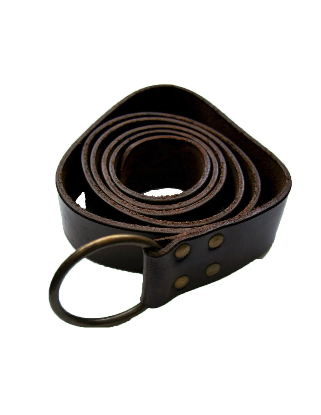 Ceinture en cuir avec motif celtique, couleur marron foncé ⚔️ Boutique Épées