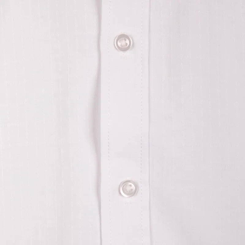 Chemise ajustée style Oxford slim fit blanc Homme BEST MOUNTAIN à 